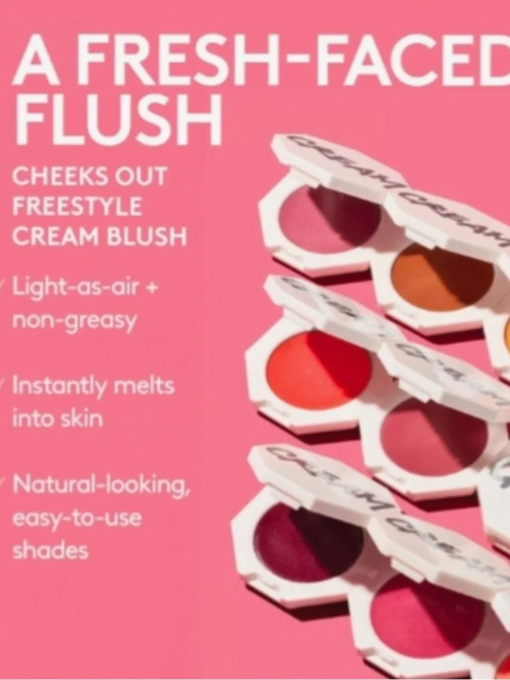 FENTY BEAUTY BY RIHANNA CHEEKS OUT FREESTYLE CREAM BLUSH;—12 BIG MELONS